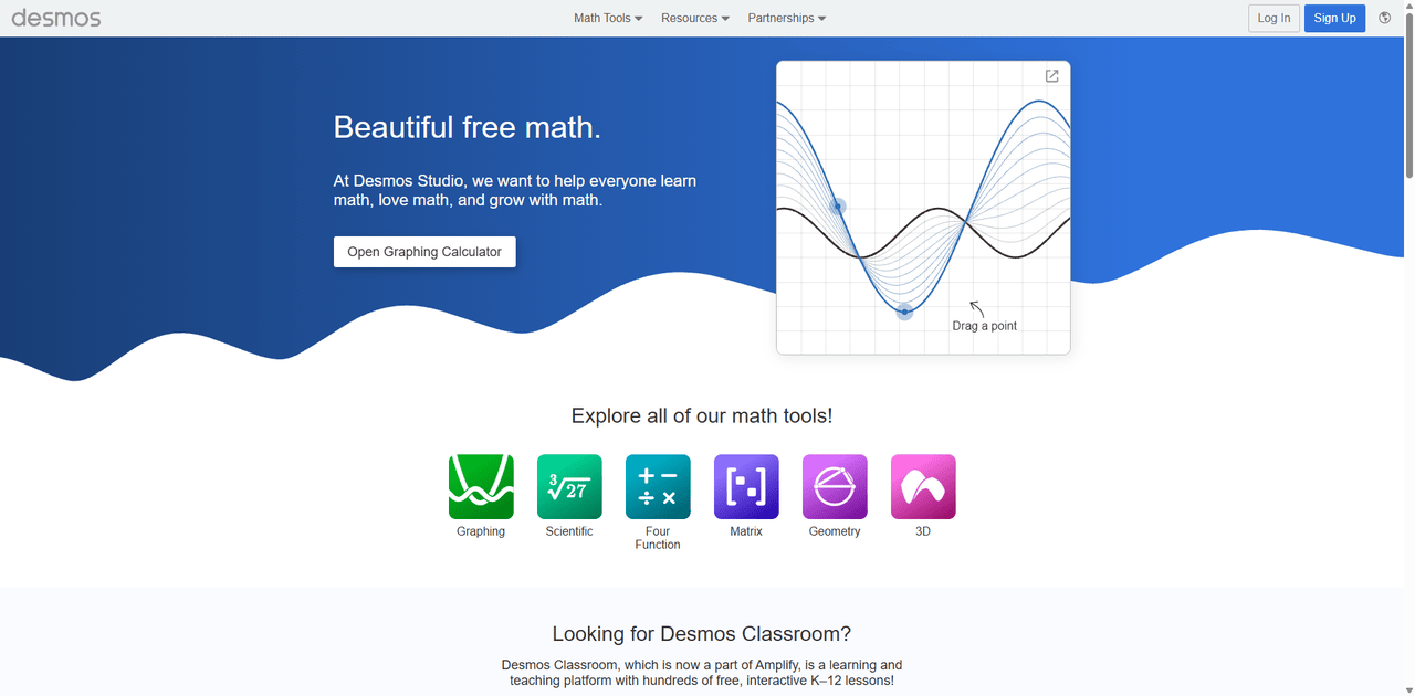 Desmos – Free Graphing Calculator with Visuals